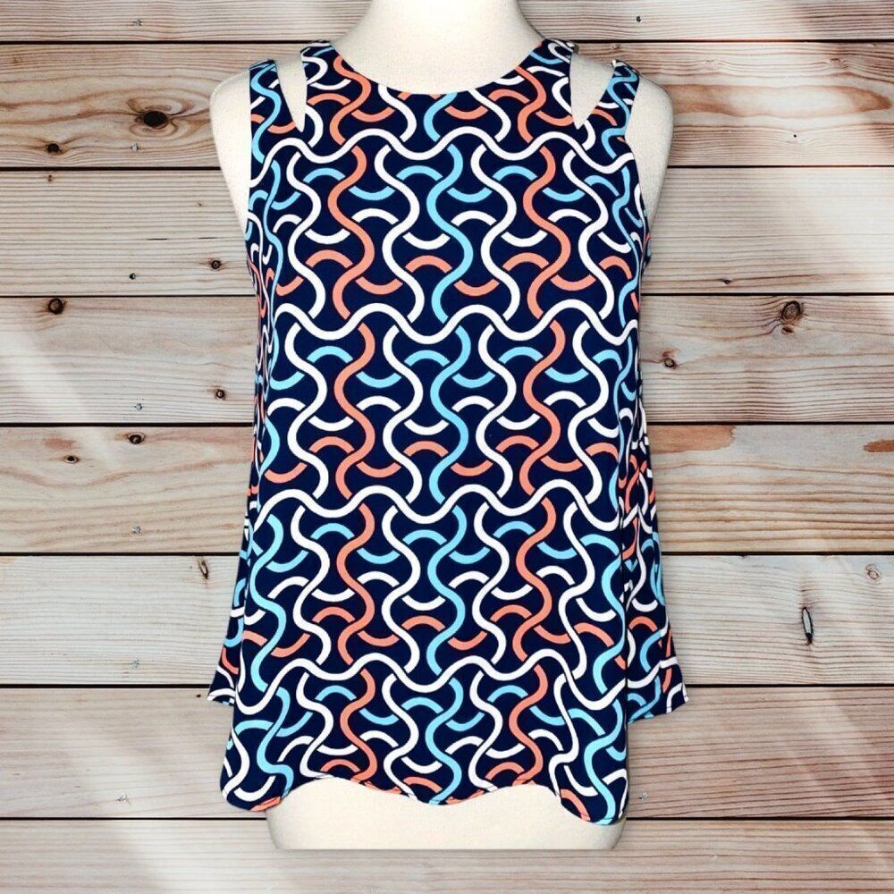 B3 Kaari blue tank top blouse tunic womens new NWT XS 
BRAND N WITH TAGS!!